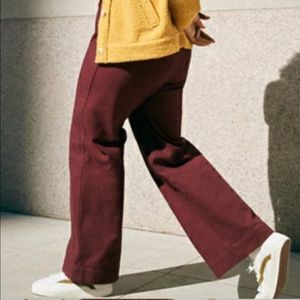 Madewell - slim emmett wide-leg pants (petite 26)